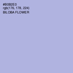 #B0B2E0 - Biloba Flower Color Image